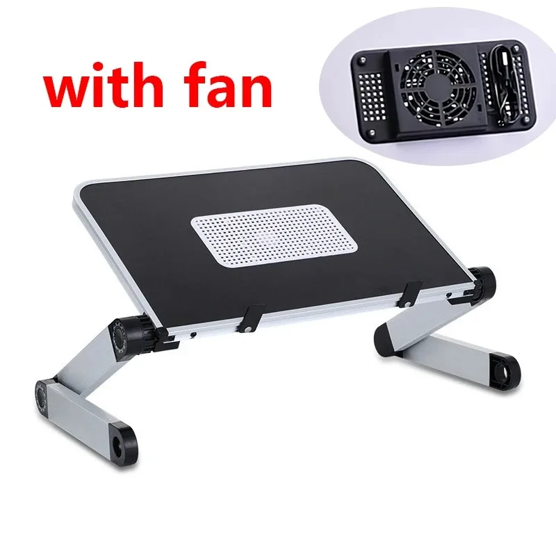 Desk Setup Notebook - Adjustable Laptop Stand with Cooling Fan