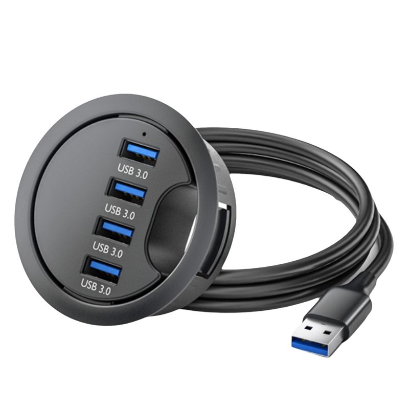 Desk Setup Hub - A29F-USB Hub Card Reader Computer USB