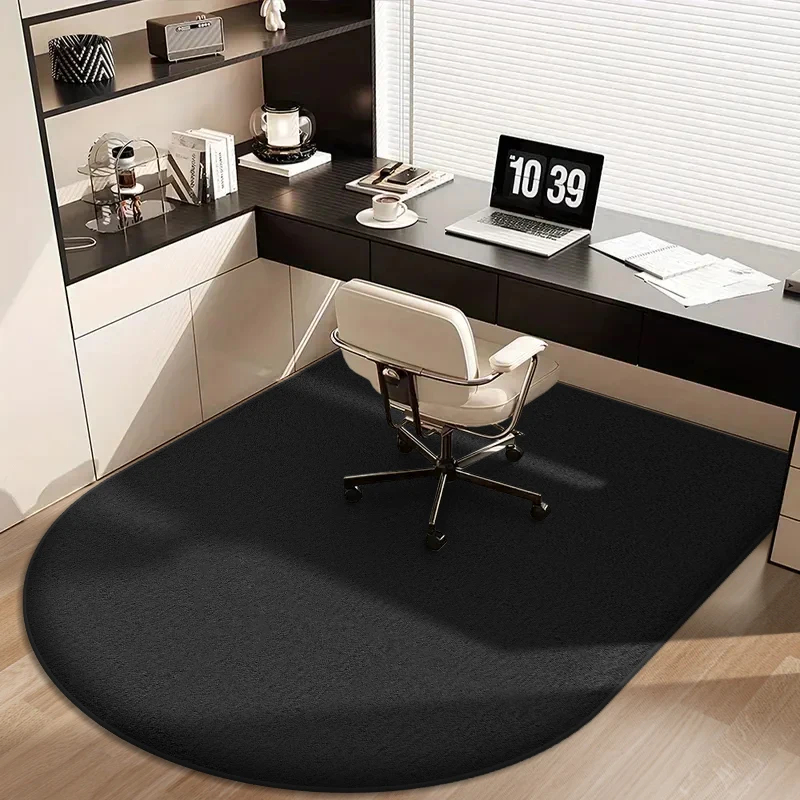 Desk Setup Computer - Solid Color Computer Chair Mat Flannel