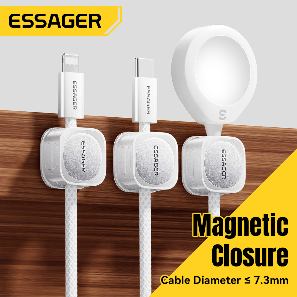 Headphone Hook Under - Essager Cable Organize 3/6 PCS Magnetic