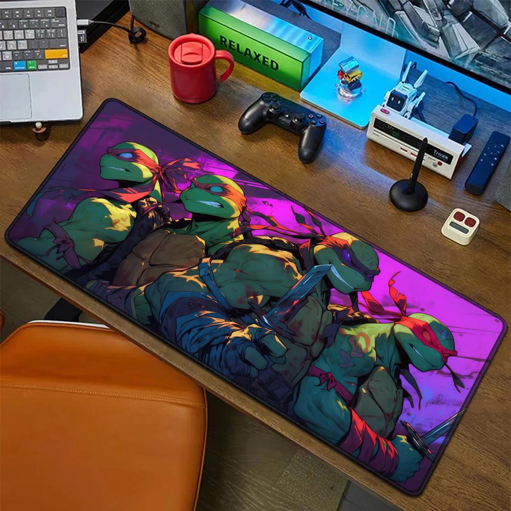Desk Setup Notebook - Mutants Ninjas Turtles Mouse Pad Rubber