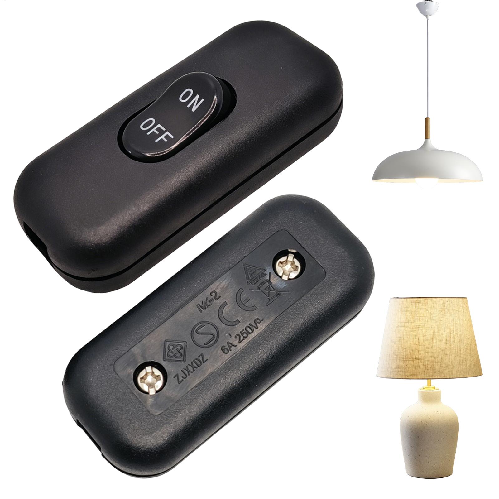 Desk Setup On Bed - 2pcs 6A 250V Inline Cord Switch,