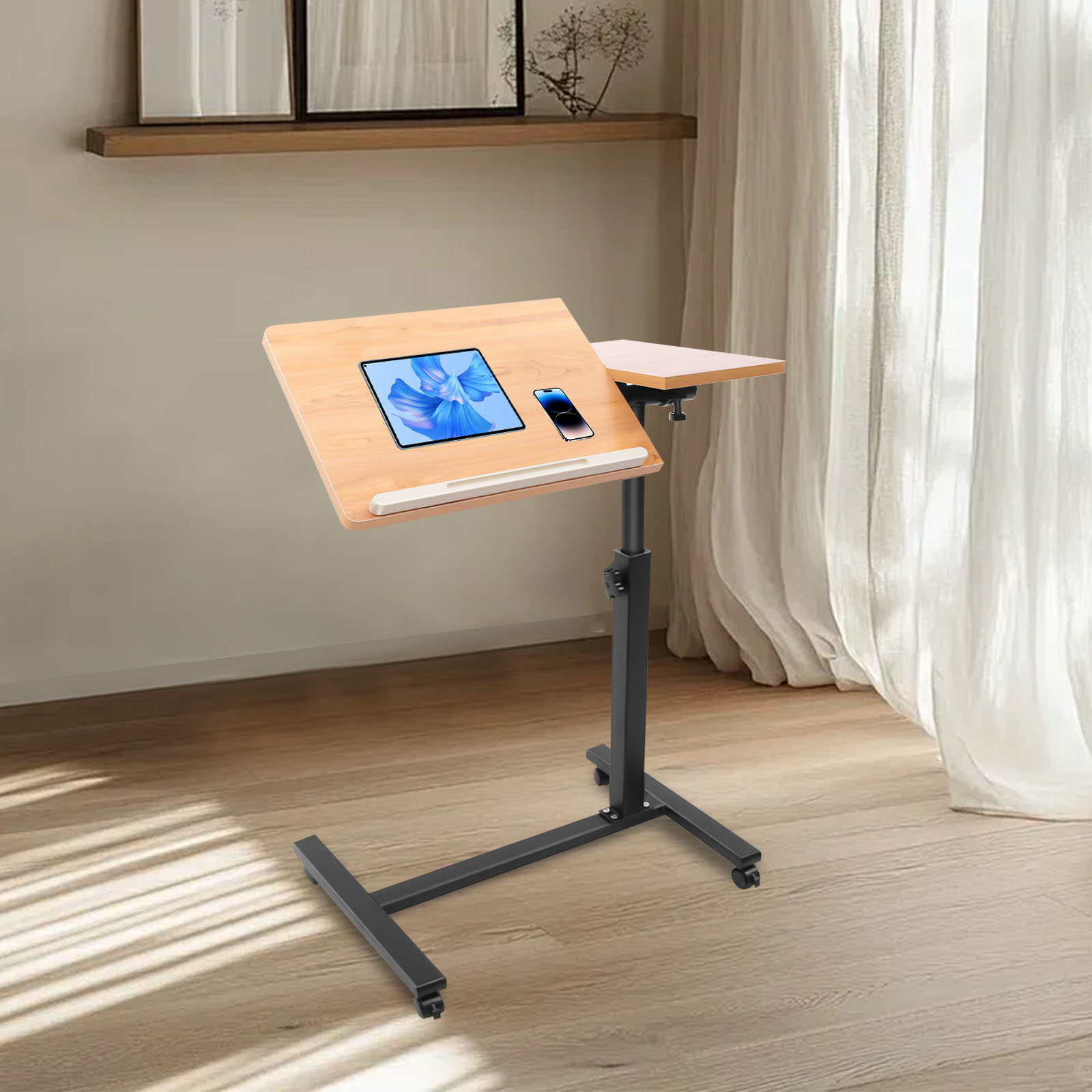Mobile Laptop Table Adjustable - đánh giá và giá Desk Setup Notebook