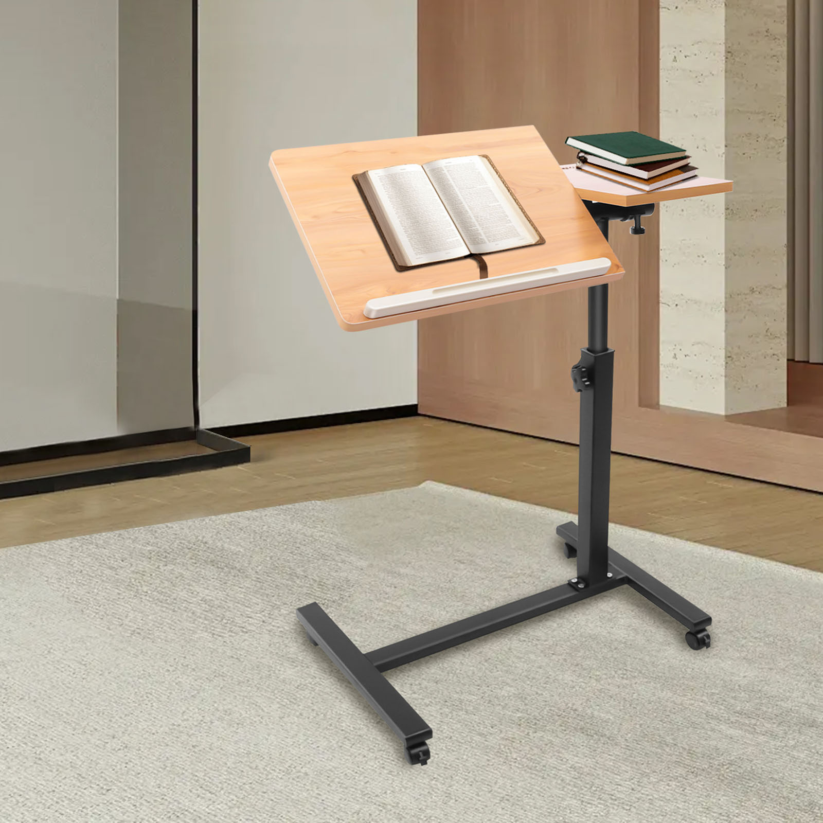 Mobile Laptop Table Adjustable - đánh giá và giá Desk Setup Notebook
