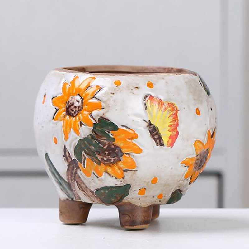 Korean Style Sunflower Pattern - đánh giá và giá Korean Desk Setup