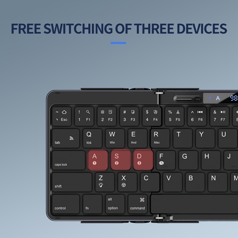 Wireless Folding Keyboard with - đánh giá và giá Korean Desk Setup