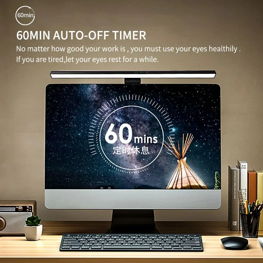 LED 33cm 50cm Monitor Light Ba - đánh giá và giá Desk Setup Computer