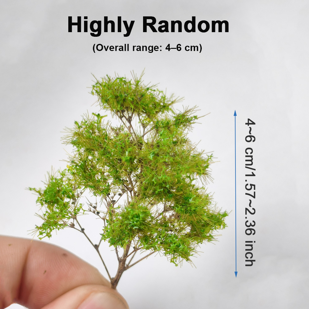 Miniature Sea Foam Tree Model  - đánh giá và giá Desk Setup Green