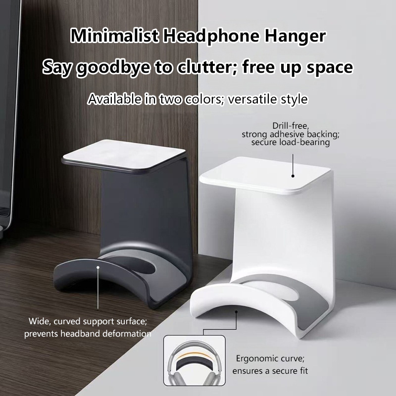 Universal Headphone Stand Adhe - đánh giá và giá Headphone Hook Under
