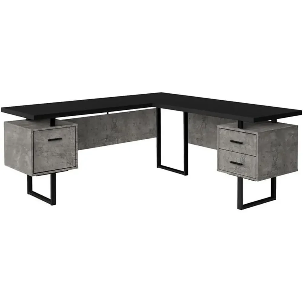 L-Shaped 70 Computer Desk with - đánh giá và giá Desk Setup For Office
