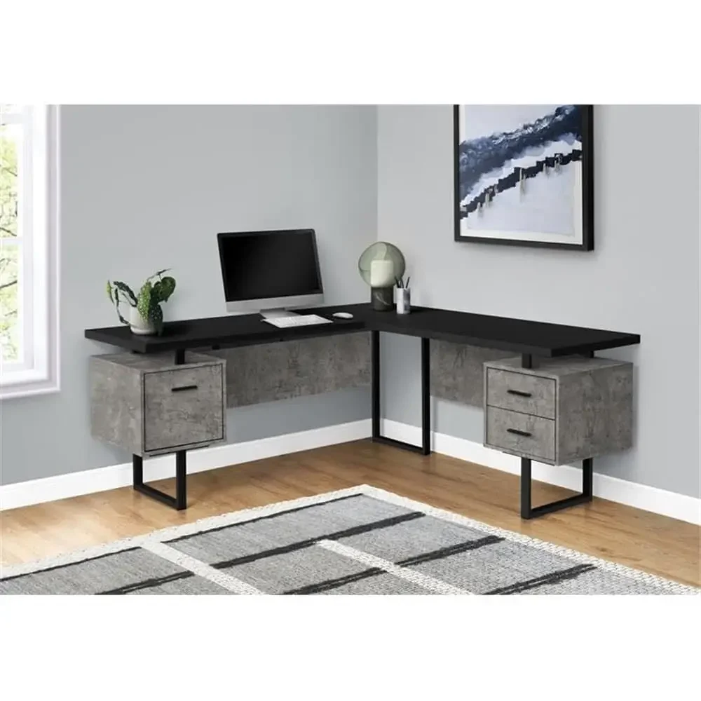L-Shaped 70 Computer Desk with - đánh giá và giá Desk Setup For Office
