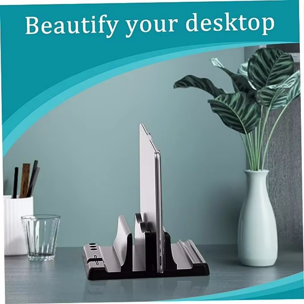 Single/Dual-Slot Vertical Lapt - đánh giá và giá Vertical Laptop Stand