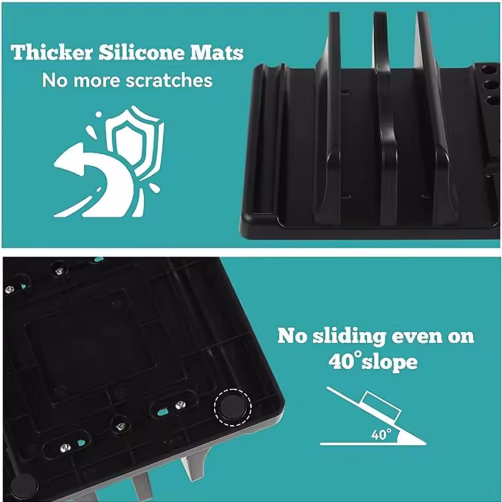 Single/Dual-Slot Vertical Lapt - đánh giá và giá Vertical Laptop Stand