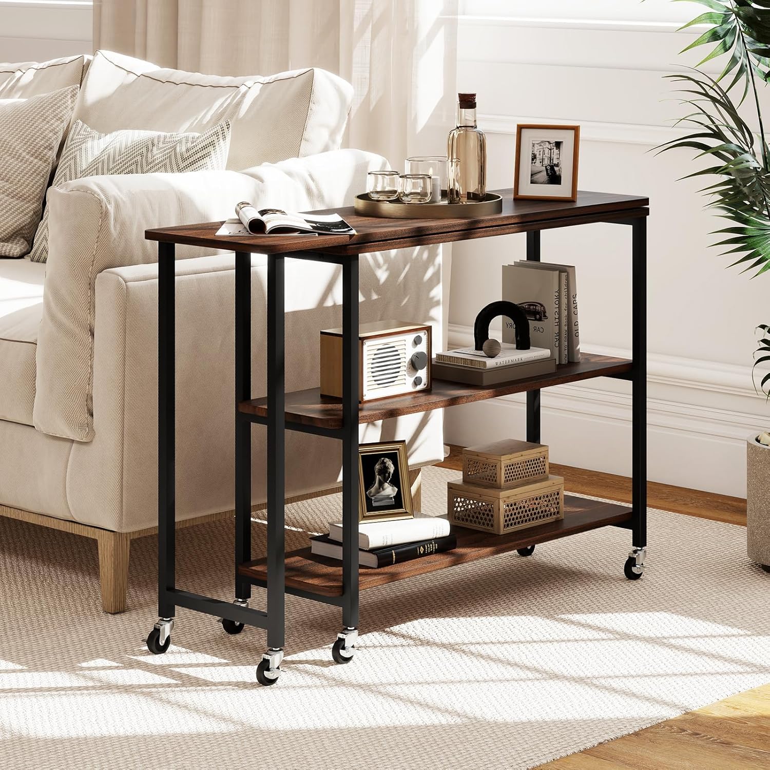 360° Rotating Side Table with  - đánh giá và giá Desk Setup Notebook