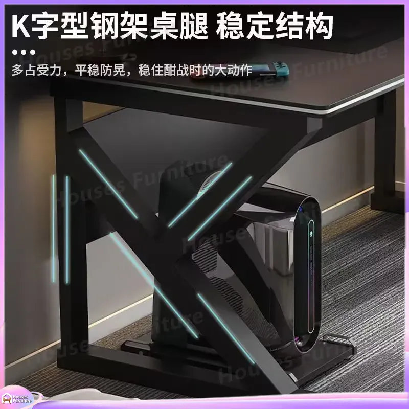 Cafe Metal Gaming Desk Black M - đánh giá và giá Desk Setup For Office