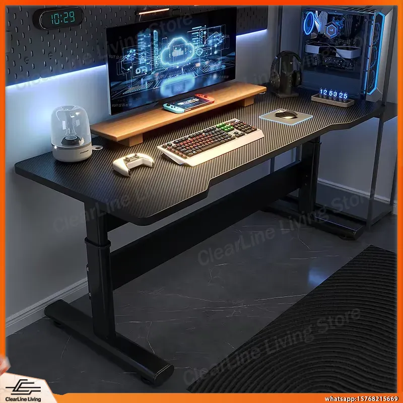 Adjustable Height Electric Sta - đánh giá và giá Desk Setup Streaming