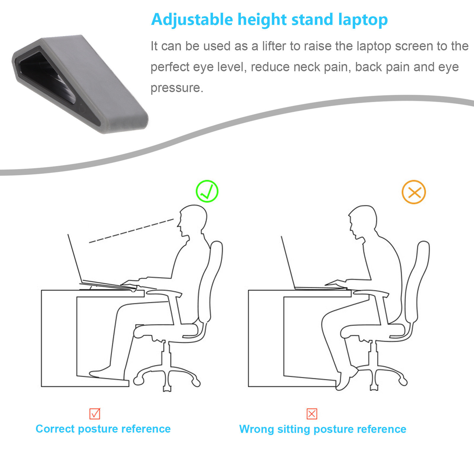 2Pcs Laptop Stand Notebook Ris - đánh giá và giá Desk Setup Notebook