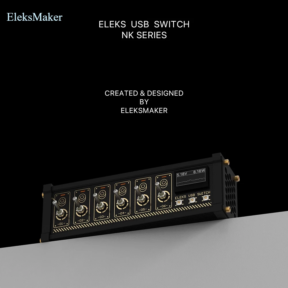 EleksMaker NK MK Switch USB Hu - đánh giá và giá Desk Setup Hub