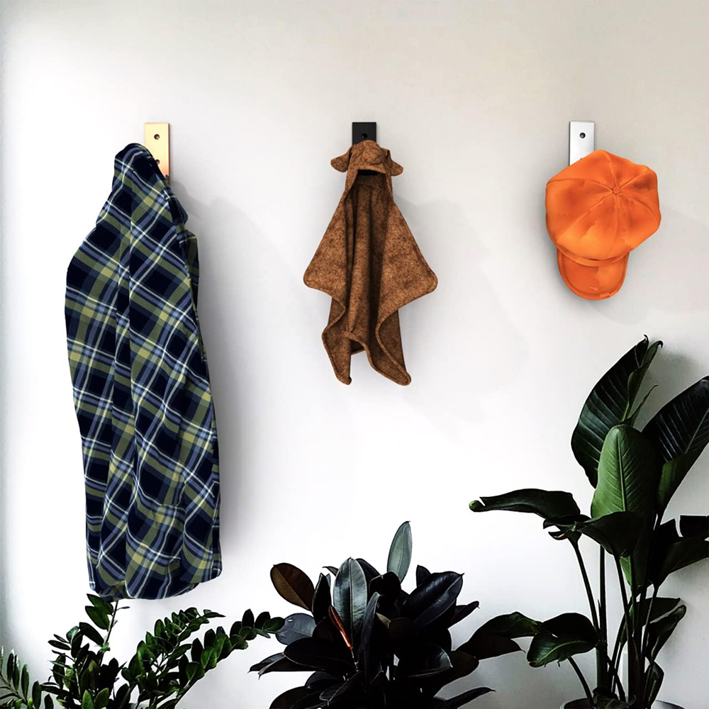 Folding Coat Hooks Black Folda - đánh giá và giá Headphone Hook Under