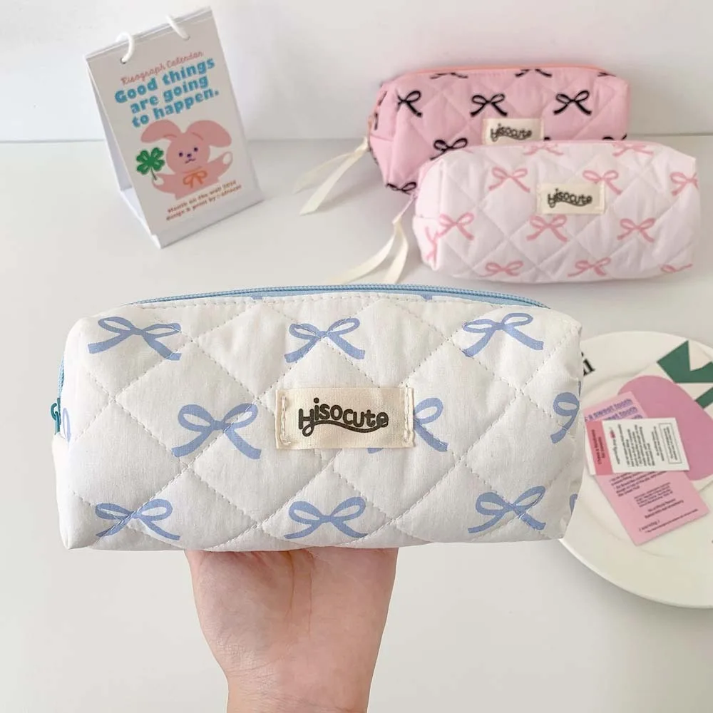Bowknot Bow Stationery Bag Des - đánh giá và giá Korean Desk Setup