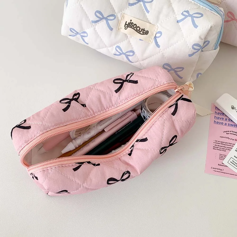 Bowknot Bow Stationery Bag Des - đánh giá và giá Korean Desk Setup