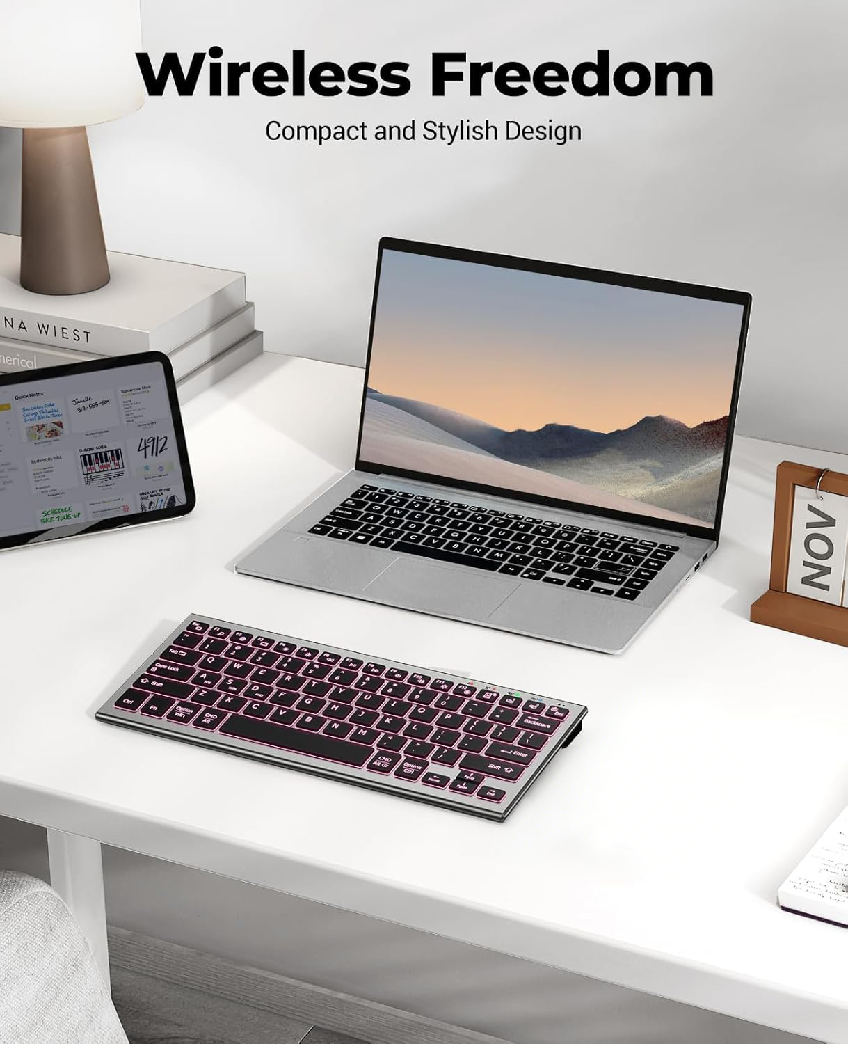 JOMAA Rechargeable Bluetooth & - đánh giá và giá Korean Desk Setup