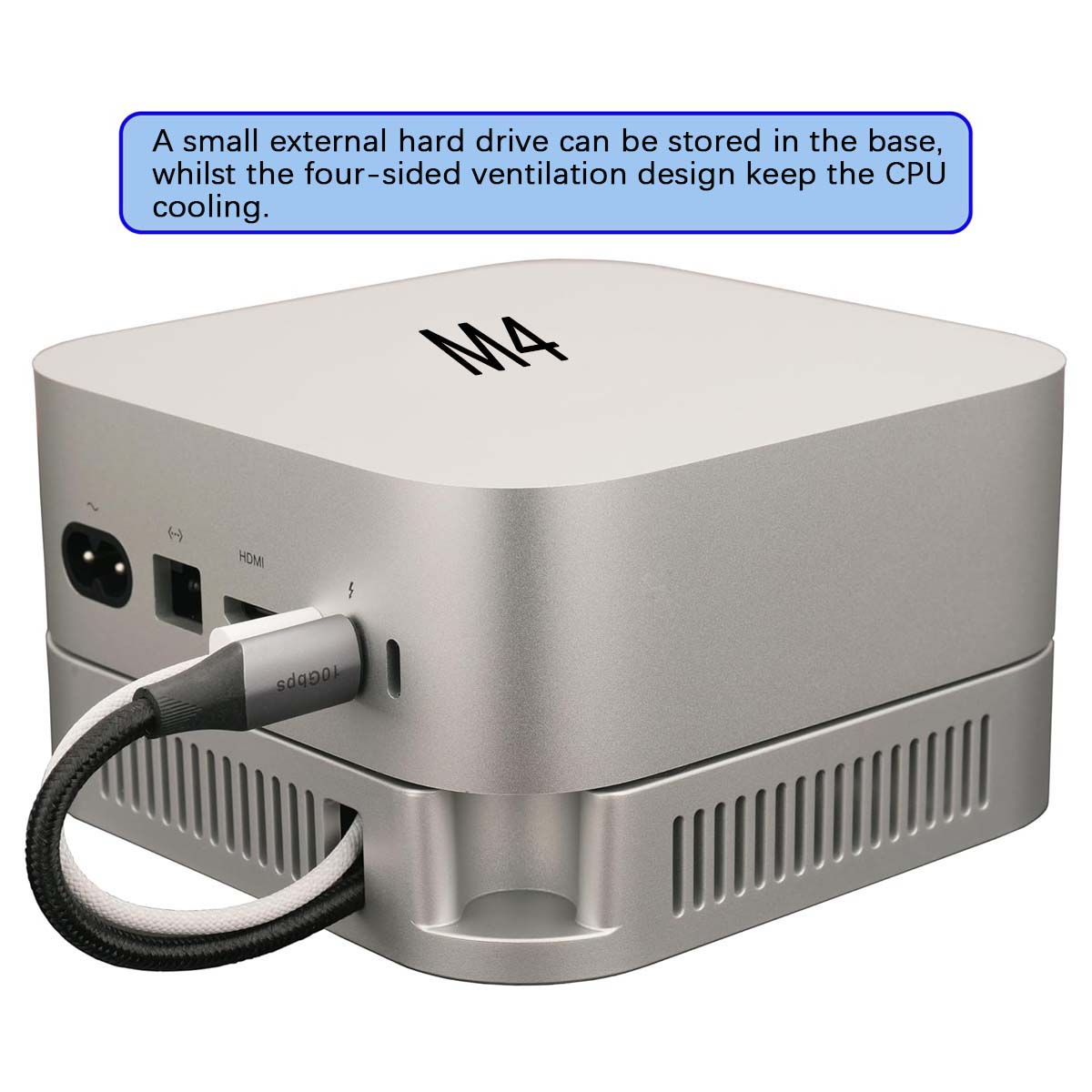 Stand for Mac Mini M4/M4 Pro,  - đánh giá và giá Vertical Laptop Stand