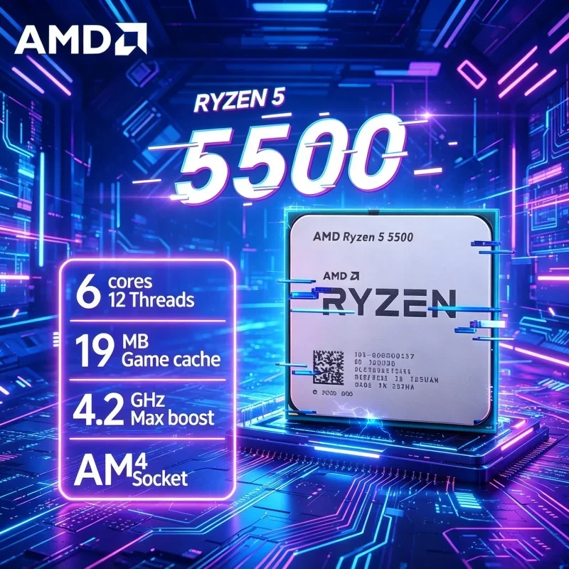 AMD Ryzen 5 5500 Entry Level Z - đánh giá và giá Amd Cpu Ryzen 5