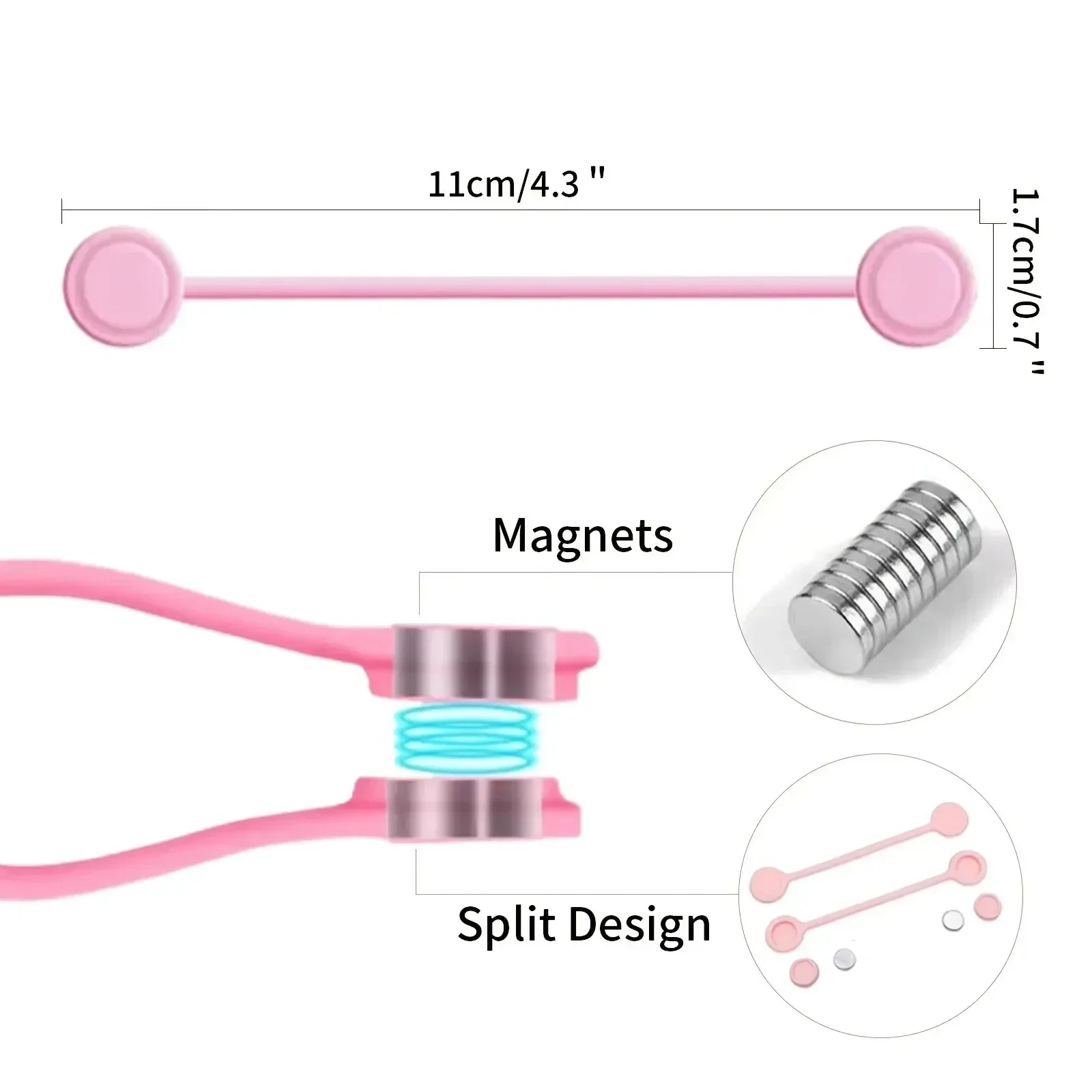5/3/1PCS Silicone Magnetic Cab - đánh giá và giá Headphone Hook Under
