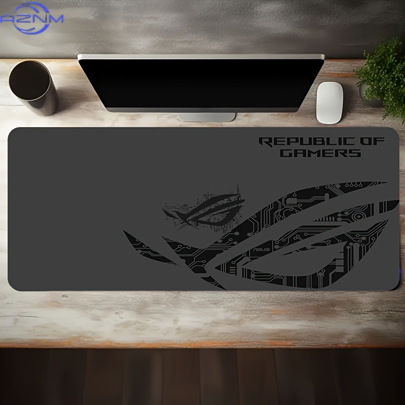 1pc Large Gaming Mouse Pad ROG - đánh giá và giá Desk Setup For Office