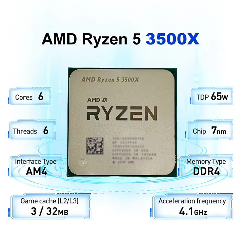 AMD Ryzen 5 R5 3500X 3.6GHz 6- - đánh giá và giá Amd Cpu Ryzen 5