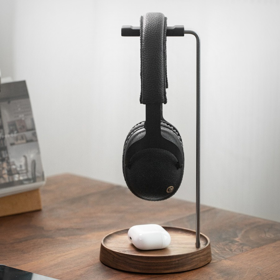 Wooden Game Earphone Holder, B - đánh giá và giá Headphone Hook Under