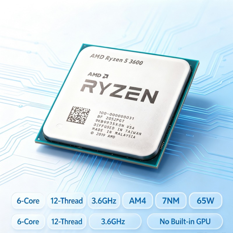 Ryzen 5 3600 6-Core 12-Thread  - đánh giá và giá Amd Cpu Ryzen 5