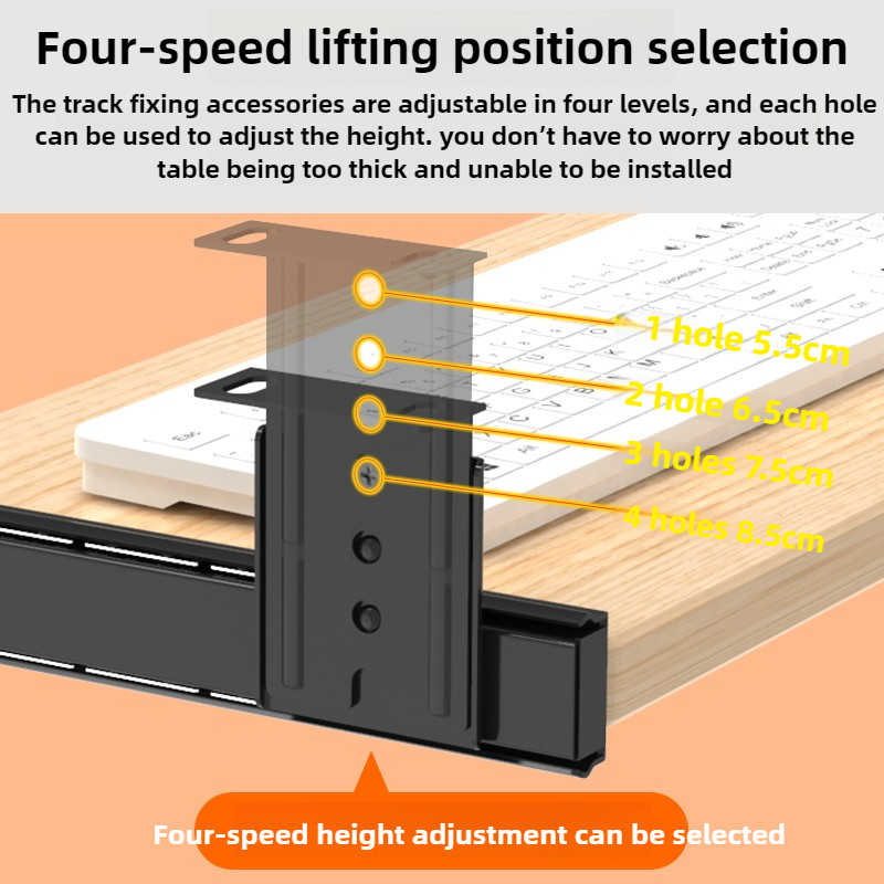Under Desk Keyboard Tray Slide - đánh giá và giá Desk Setup Computer