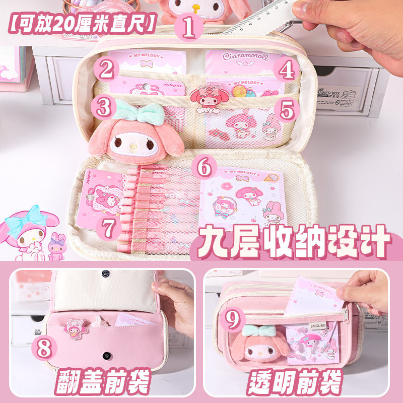 Kawaii Pencil Case DIY Set Cut - đánh giá và giá Korean Desk Setup