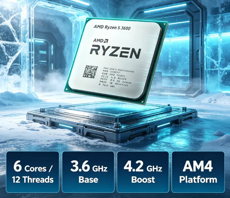AMD Ryzen 5 3600 Matisse Archi - đánh giá và giá Amd Cpu Ryzen 5