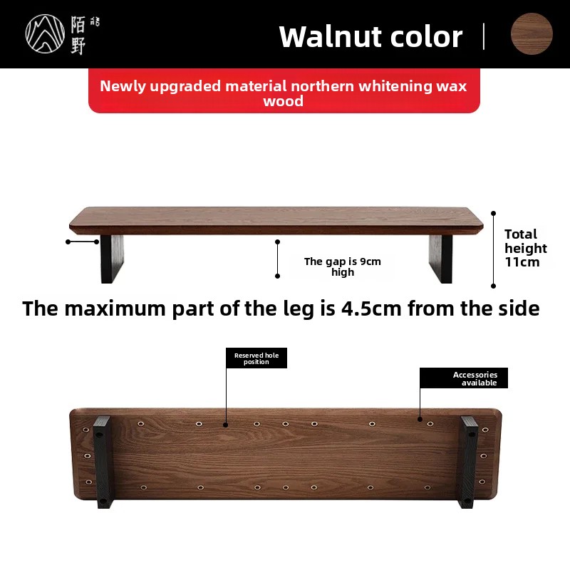 Solid Wood Monitor Riser Stand - đánh giá và giá Desk Setup For Office