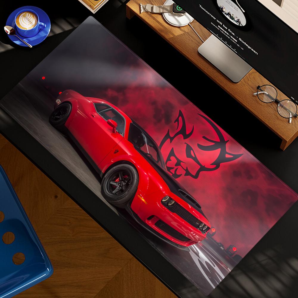 D-DodgeS Car Cool Mouse Pad XX - đánh giá và giá Desk Setup Notebook
