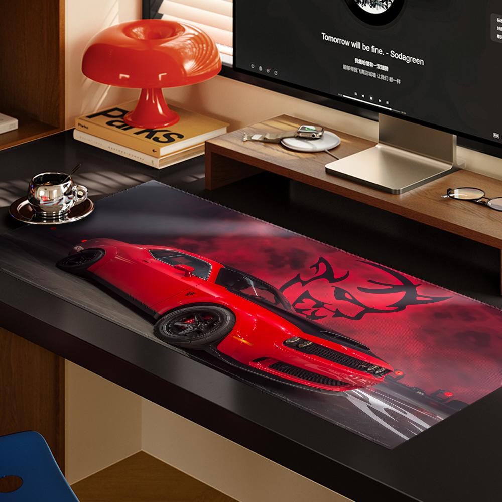 D-DodgeS Car Cool Mouse Pad XX - đánh giá và giá Desk Setup Notebook