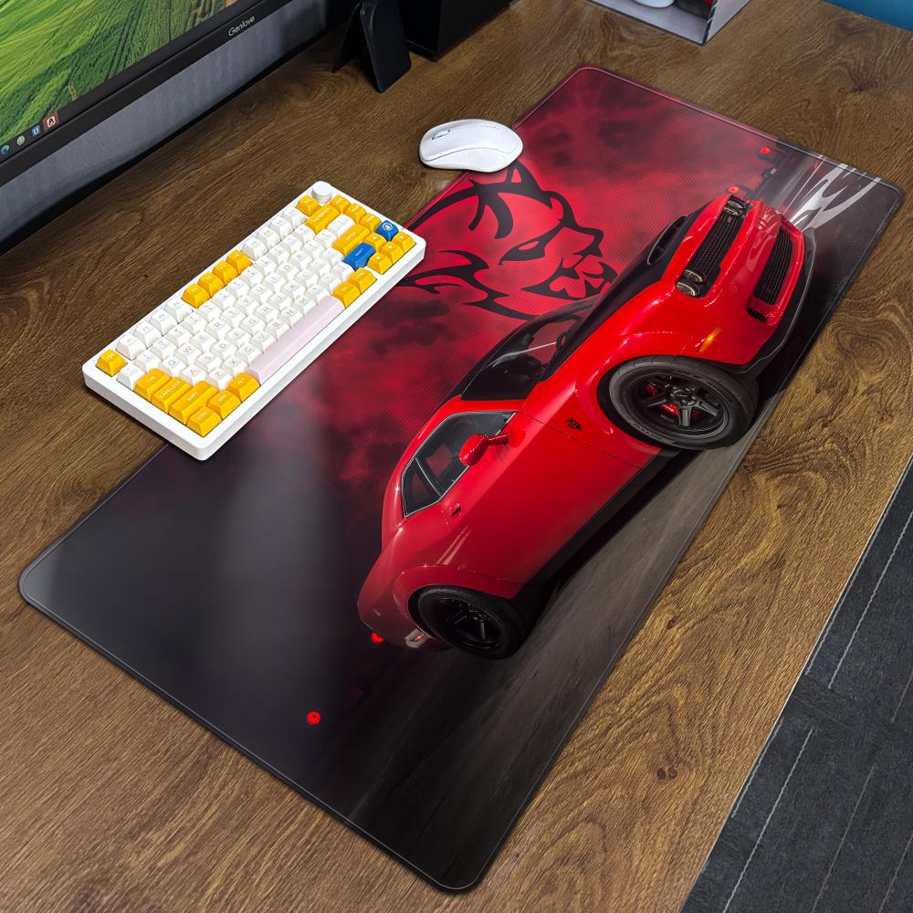 D-DodgeS Car Cool Mouse Pad XX - đánh giá và giá Desk Setup Notebook