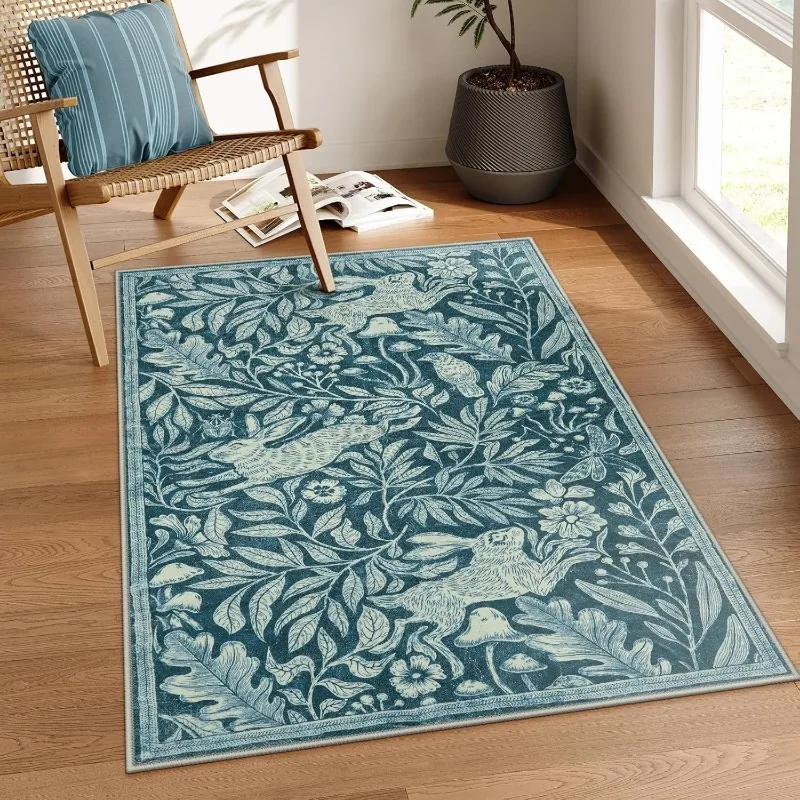 Living Room Carpet Soft Washab - đánh giá và giá Desk Setup Green