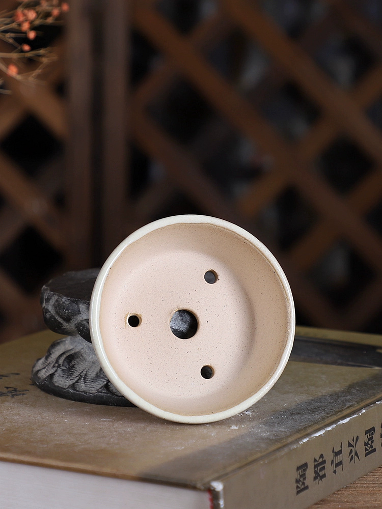 Porcelain Round Glazed Bonsai  - đánh giá và giá Desk Setup Green