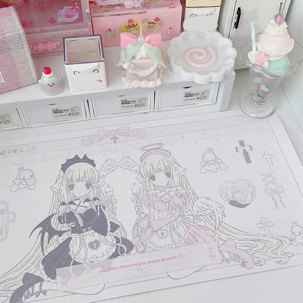 Original Chobits Twins Desk Ma - đánh giá và giá Desk Setup Dorm