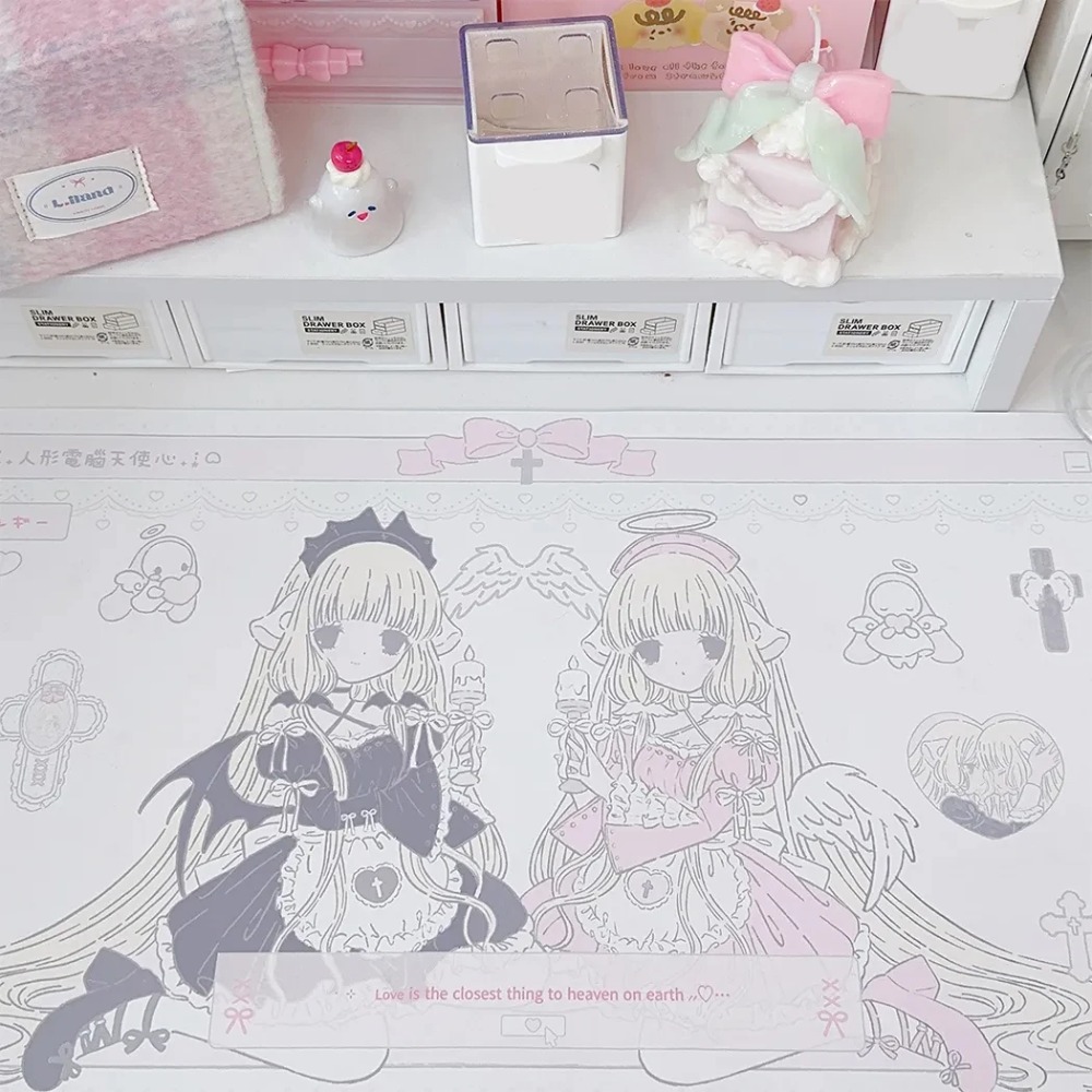 Original Chobits Twins Desk Ma - đánh giá và giá Desk Setup Dorm