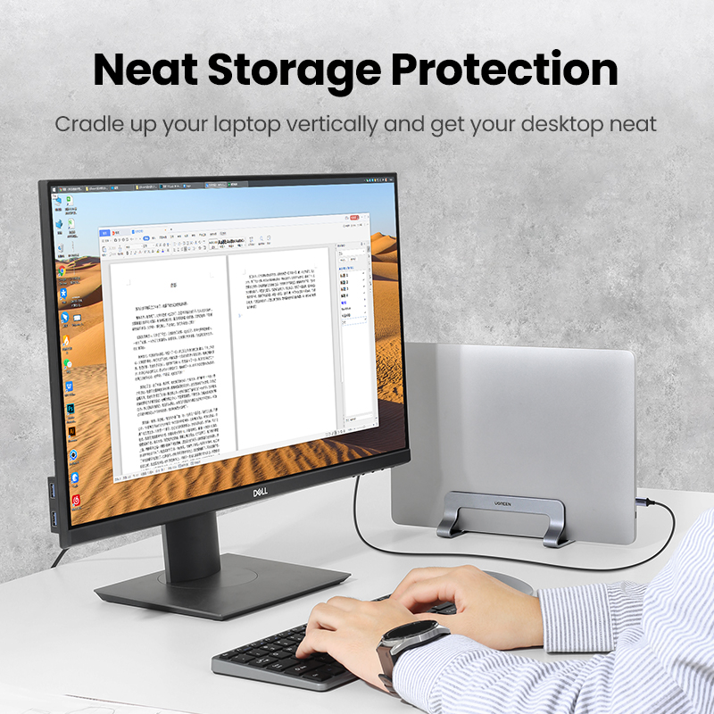 UGREEN Vertical Laptop Stand H - đánh giá và giá Vertical Laptop Stand