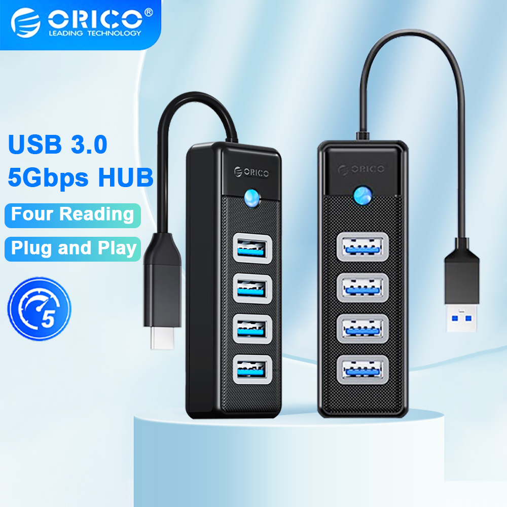 ORICO USB 3.0 Hub 3/4 Ports US - đánh giá và giá Desk Setup Hub