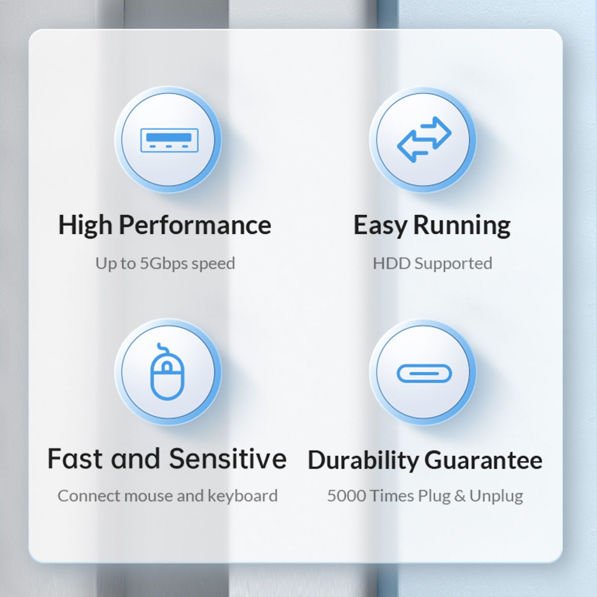 ORICO USB 3.0 Hub 3/4 Ports US - đánh giá và giá Desk Setup Hub