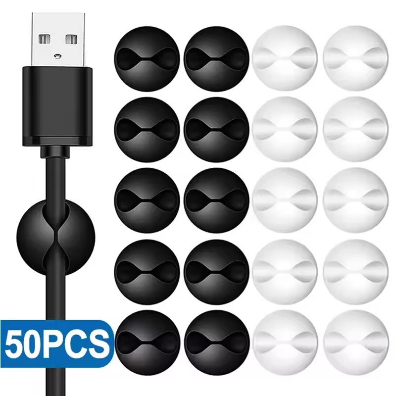 5/50Pcs Desktop Wall Cable Cli - đánh giá và giá Headphone Hook Under