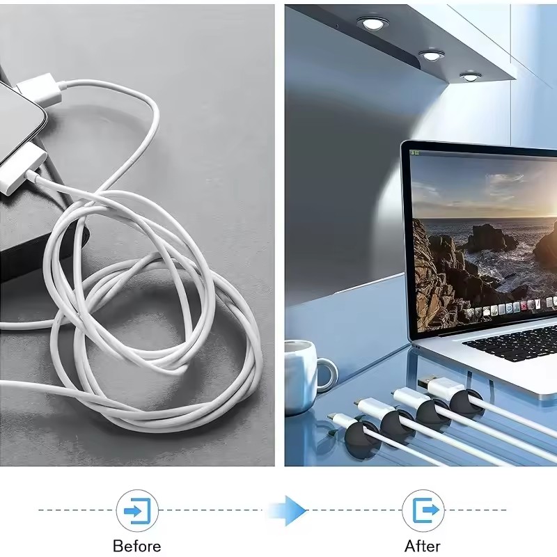 5/50Pcs Desktop Wall Cable Cli - đánh giá và giá Headphone Hook Under