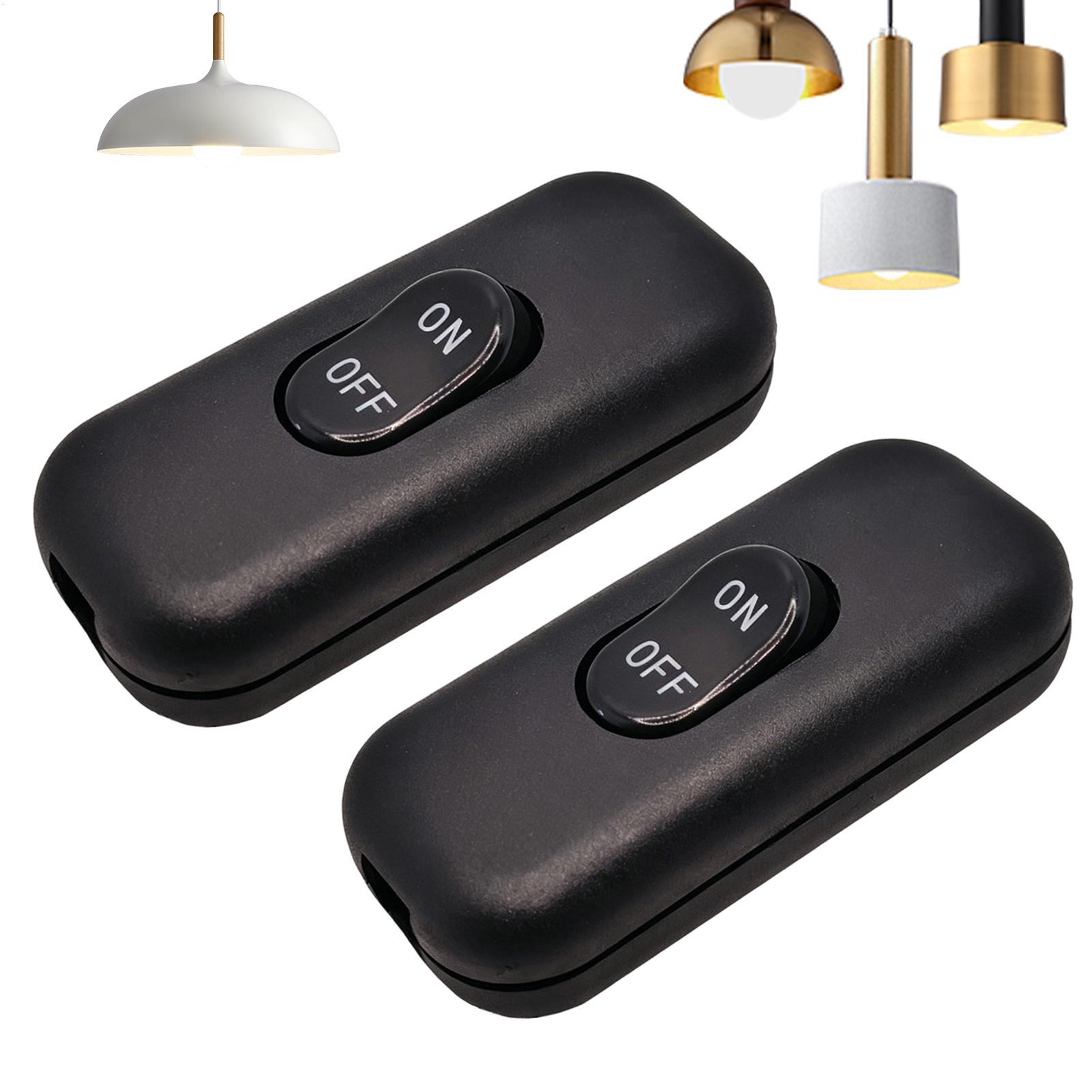 2pcs 6A 250V Inline Cord Switc - đánh giá và giá Desk Setup On Bed